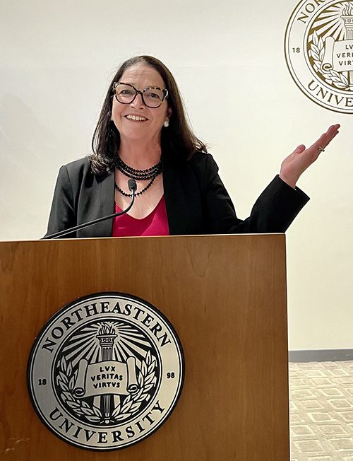 Mary Lou at Northeastern University